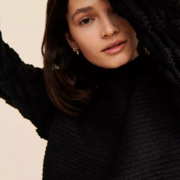 en elly Bubble Knit Sleeve Sweater - Picture 3 of 4